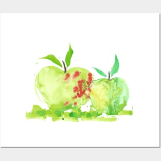 Green apples Posters and Art